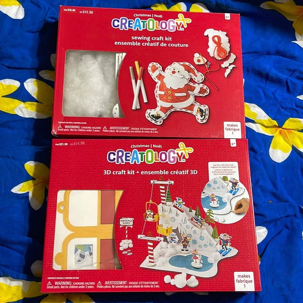 Set/2 new Christmas craft sets